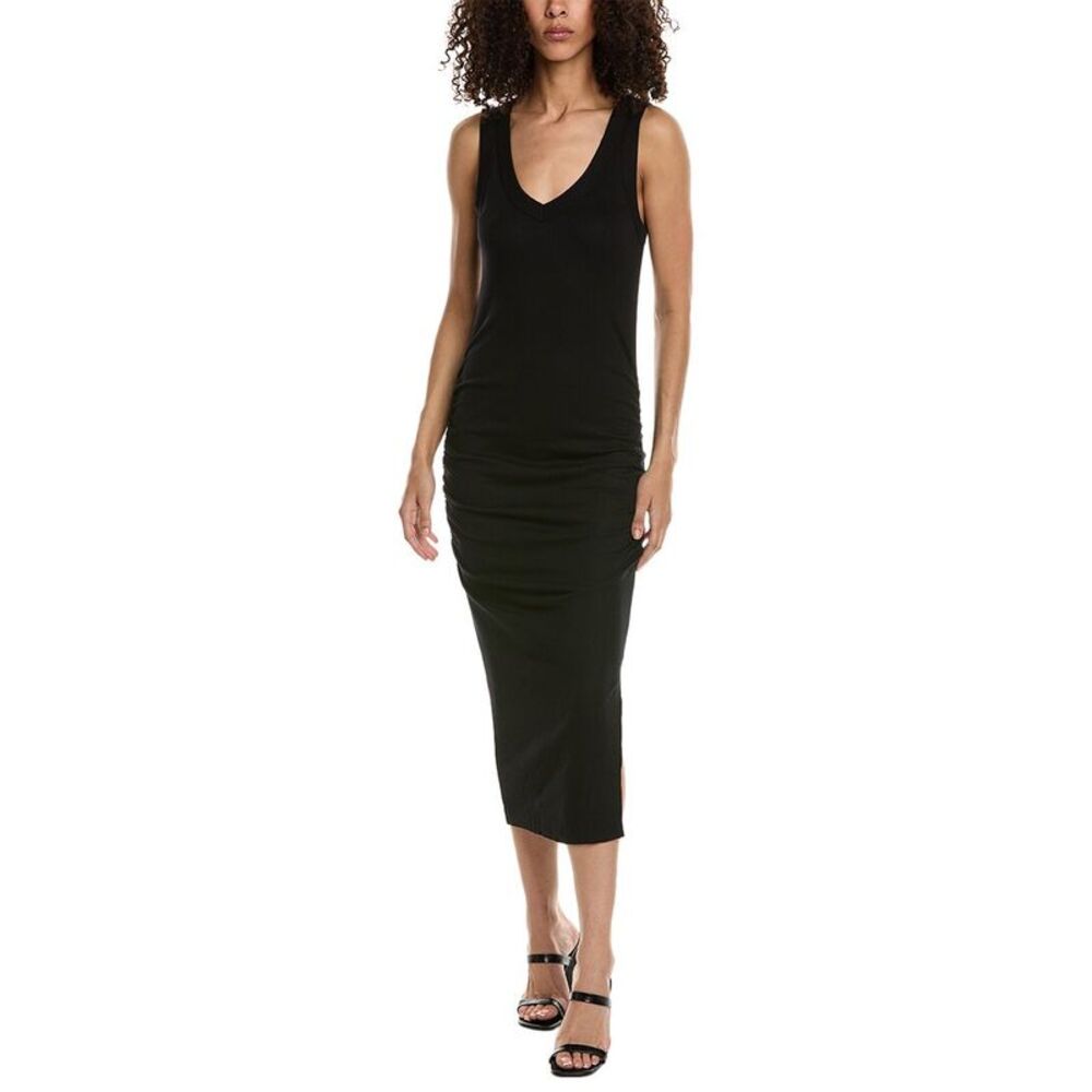 Michael Stars Black Sleeveless Midi Tank Dress